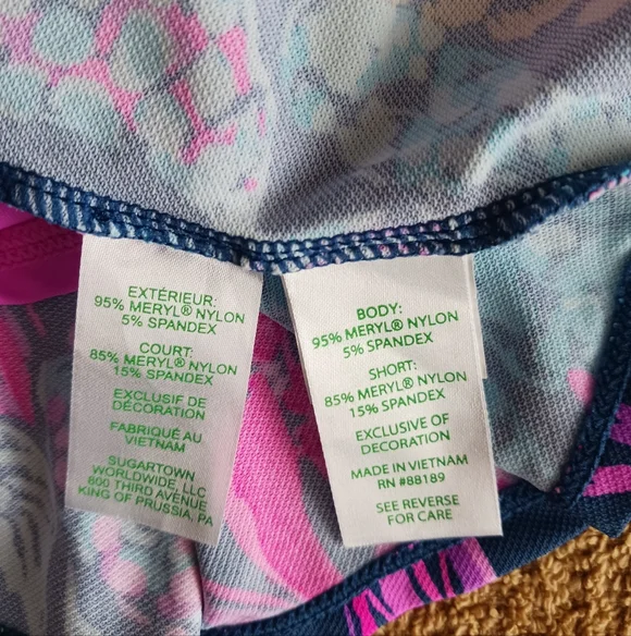 Lilly Pulitzer Bessie Skort Aegean Navy Calypso Coast L - Picture 6 of 6